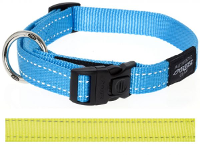 Rogz For Dogs Lumberjack Halsband Voor Hond Geel 25 Mmx43 73 Cm
