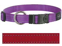 Rogz For Dogs Lumberjack Halsband Voor Hond Rood 25 Mmx43 73 Cm