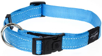 Rogz For Dogs Lumberjack Halsband Voor Hond Turquoise 25 Mmx43 73 Cm
