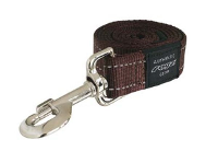Rogz For Dogs Lumberjack Lijn Voor Hond Choco 25 Mmx1,2 Mtr