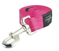Rogz For Dogs Lumberjack Lijn Voor Hond Roze 25 Mmx1,2 Mtr