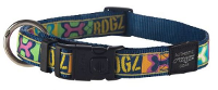 Rogz For Dogs Scooter Halsband Voor Hond Pop Art Navy 16 Mmx26 40 Cm