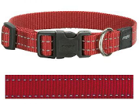 Rogz For Dogs Snake Halsband Voor Hond Rood 16 Mmx26 40 Cm