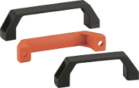 Rohde EC 01.160.84 Draaghandgreep Voor cilinderschroeven Zwart (l x b x h) 178 x 45 x 26.5 Mm 1 stuk(s)