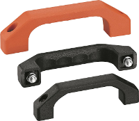 Rohde RG 1P.120.84 Draaghandgreep Voor cilinderschroeven Zwart (l x b x h) 146 x 20.5 X 39 mm 1 stuk(s)