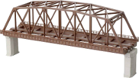 Rokuhan 7297060 Z Vakwerkbrug 2 sporen Z Rokuhan rails (met ballastbed) Bruin