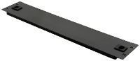 ROLINE 19 Blindplaat snap in, 2 HE, zwart