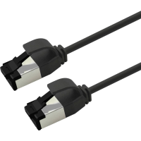 Roline 21.15.3262 RJ45 Netwerkkabel, patchkabel CAT 8.1 U/FTP 0.5 M Zwart 1 stuk(s)