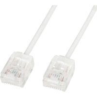 Roline 21.15.4474 RJ45 Netwerkkabel, patchkabel CAT 6A U/UTP 1.5 M Wit Onafgeschermd 1 stuk(s)