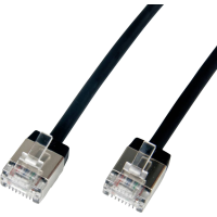 Roline 21.15.4565 RJ45 Netwerkkabel, patchkabel CAT 6A U/FTP 5 m Zwart Afgeschermd 1 stuk(s)