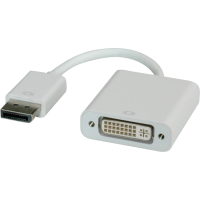 ROLINE DisplayPort/DVI Adapter, DP Male   DVI Female