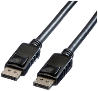 ROLINE DisplayPort kabel, DP DP, v1.2, M   M, TPE, zwart, 1 m