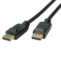 ROLINE DisplayPort Kabel, DP v1.3/V1.4, M/M, zwart, 1 m