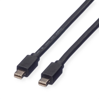 ROLINE DisplayPort kabel, Mini DP M   Mini DP M, zwart, 3 m