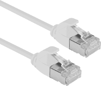ROLINE F/UTP DataCenter Patchkabel Cat.6A (Class EA), LSOH, extra dun, grijs, 0,15 m