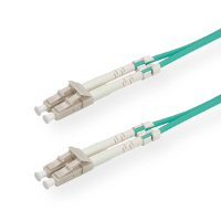 ROLINE glasvezelkabel 50/125µm OM3, LC/LC, Low Loss connector, turkoois, 20 m
