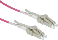 ROLINE glasvezelkabel 50/125µm OM4, LC/LC, Low Loss connector, violet, 10 m