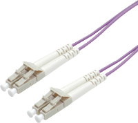 ROLINE glasvezelkabel 50/125µm OM4, LC/LC, violet, 3 m