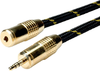 ROLINE GOLD 3,5mm audio verlengkabel Male/Female, 5 m