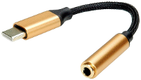 ROLINE GOLD Adapter USB type C   3,5mm Audio, Male/Female, 0,13 m