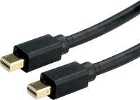 ROLINE Mini DisplayPort Kabel, mDP mDP, v1.3/V1.4, M/M, zwart, 2 m
