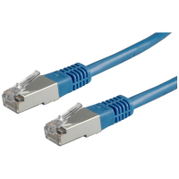 ROLINE patchkabel Cat.5E (Klasse D) SF/UTP, blauw, 0,5 m