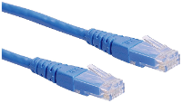 ROLINE Patchkabel Cat.6 UTP (Class E), blauw, 5 m