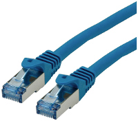 ROLINE Patchkabel Cat.6A S/FTP (PiMF), Component Level, LSOH, blauw, 0,3 m
