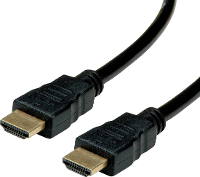 Roline recycled material 11455733 HDMI kabel HDMI Aansluitkabel HDMI A stekker 3 m Zwart