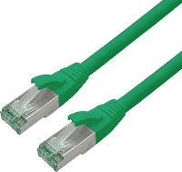 Roline recycled material RJ45 (cross) Netwerkkabel Aansluitkabel CAT 6A S/FTP 5 m Groen