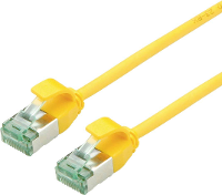 Roline recycled material RJ45 (cross) Netwerkkabel Aansluitkabel CAT 6A U/FTP 1.5 M Geel