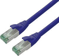 ROLINE RM Patchkabel Cat.6A S/FTP (PiMF), blauw, 10 m