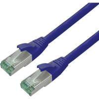 ROLINE RM Patchkabel Cat.6A S/FTP (PiMF), blauw, 20 m