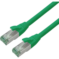 ROLINE RM Patchkabel Cat.6A S/FTP (PiMF), groen, 0,5 m