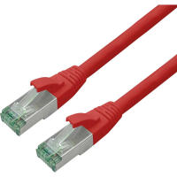 ROLINE RM Patchkabel Cat.6A S/FTP (PiMF), rood, 0,5 m