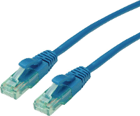ROLINE RM Patchkabel Cat.6A UTP, blauw, 7 m