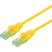 ROLINE RM Patchkabel Cat.6A UTP, geel, 0,5 m