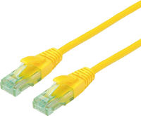 ROLINE RM Patchkabel Cat.6A UTP, geel, 1 m