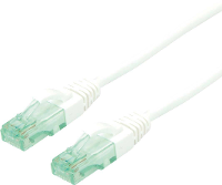 ROLINE RM Patchkabel Cat.6A UTP, wit, 10 m