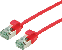 ROLINE RM U/FTP DataCentre patchkabel Cat.6A (Klasse EA), extra dun, rood, 1,5 m