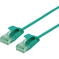 ROLINE RM UTP DataCenter Patchkabel Cat.6A (Klasse EA), extra dun, groen, 2 m