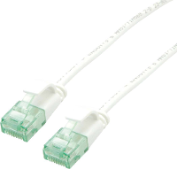ROLINE RM UTP DataCenter Patchkabel Cat.6A (Klasse EA), extra dun, wit, 3 m