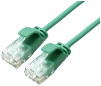 ROLINE UTP Data Center Patchkabel Cat.6A (Class EA), LSOH, extra dun, groen, 5 m