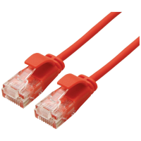 ROLINE UTP Data Center Patchkabel Cat.6A (Class EA), LSOH, extra dun, rood, 3 m