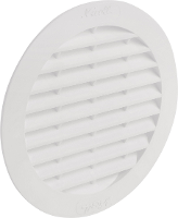 Rond ventilatierooster BC110 Wallair N32909 Wit