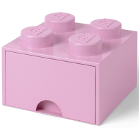 Room Copenhagen LEGO Brick Drawer 4 Roze