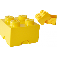 Room Copenhagen LEGO Storage Brick 4 Geel