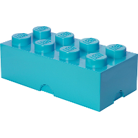 Room Copenhagen LEGO Storage Brick 8 Azuurblauw