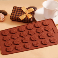 Rose Flowers Silicone Fondant Cake Decorating Mold Chocolate Soap Mold