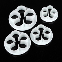 Rose Shape Cake Sugarcraft Cookies Plunger Cutter Mold